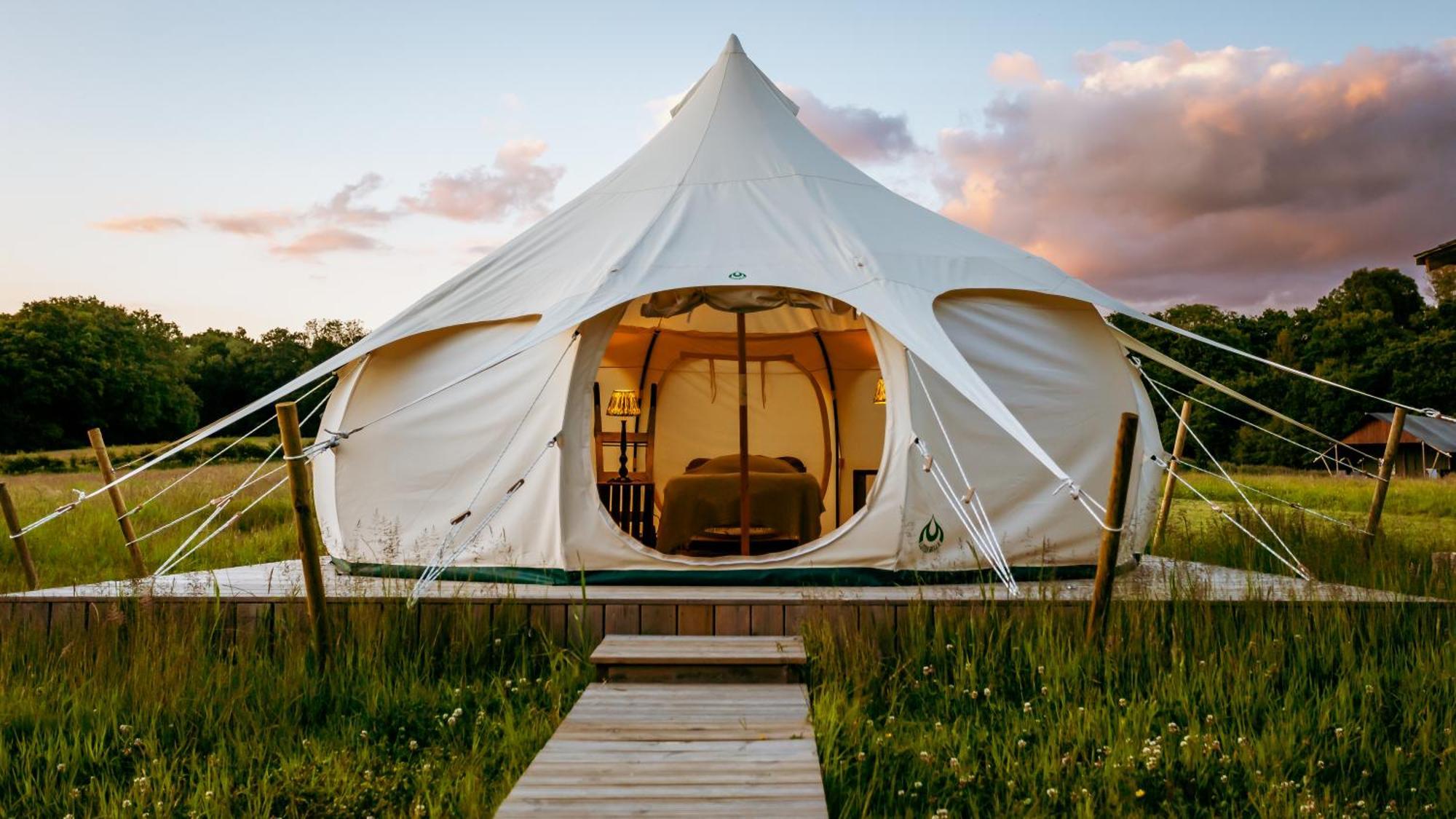 Villa Luxury Glamping Retreat In Battle Exterior foto