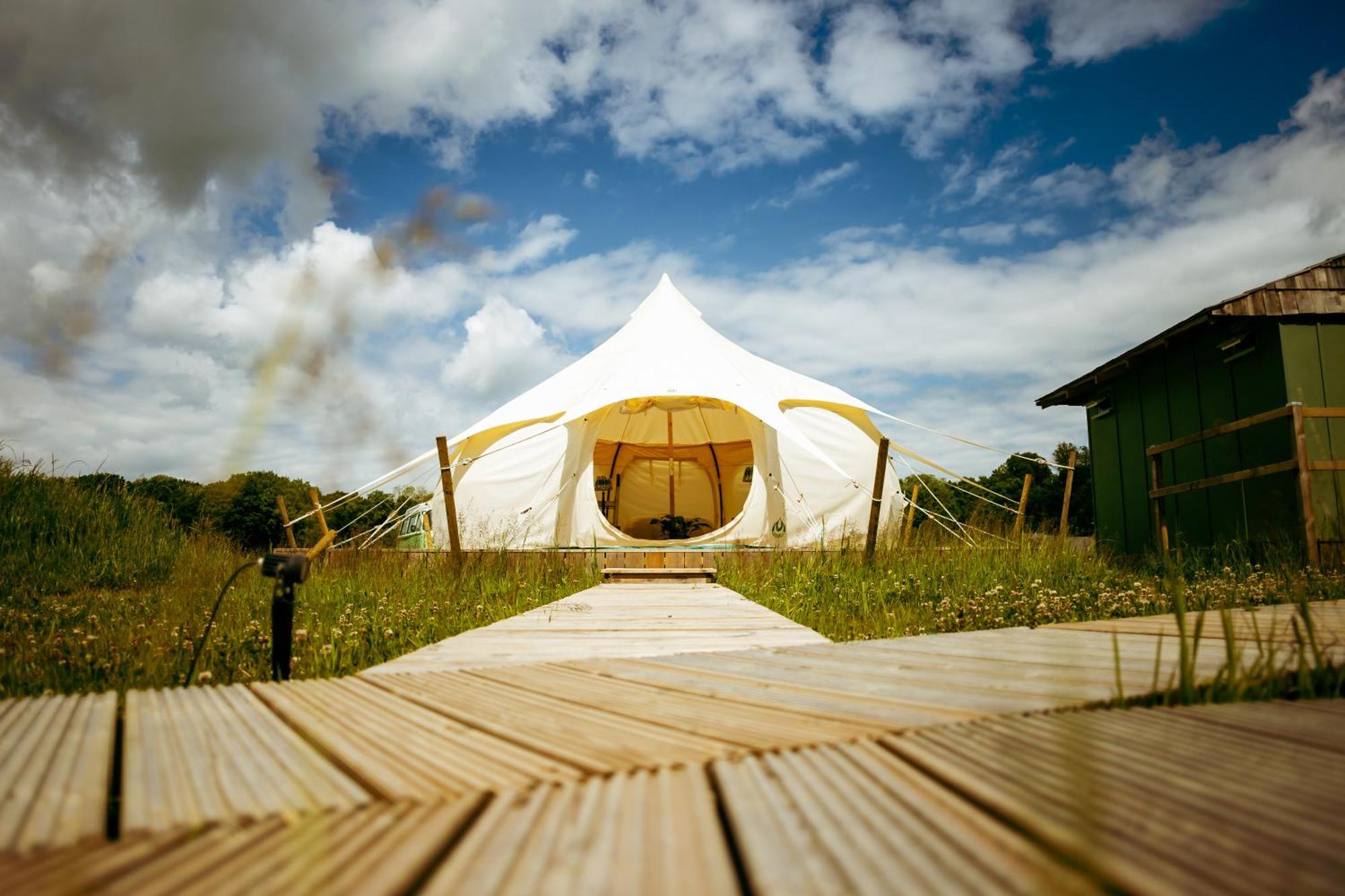 Villa Luxury Glamping Retreat In Battle Exterior foto