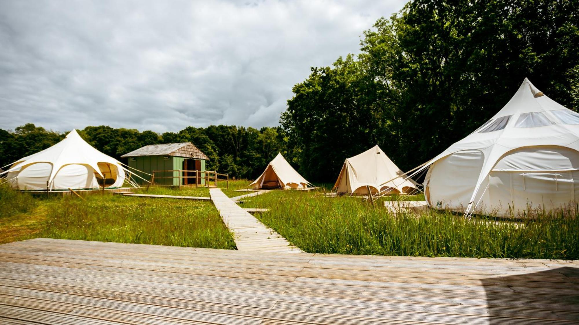 Villa Luxury Glamping Retreat In Battle Exterior foto