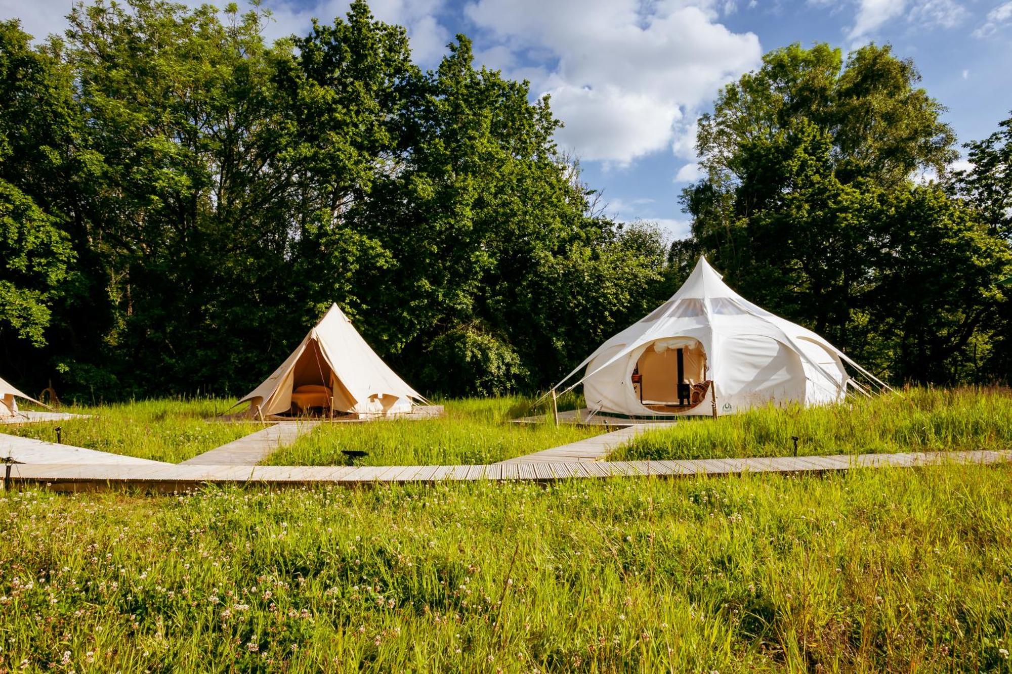 Villa Luxury Glamping Retreat In Battle Exterior foto